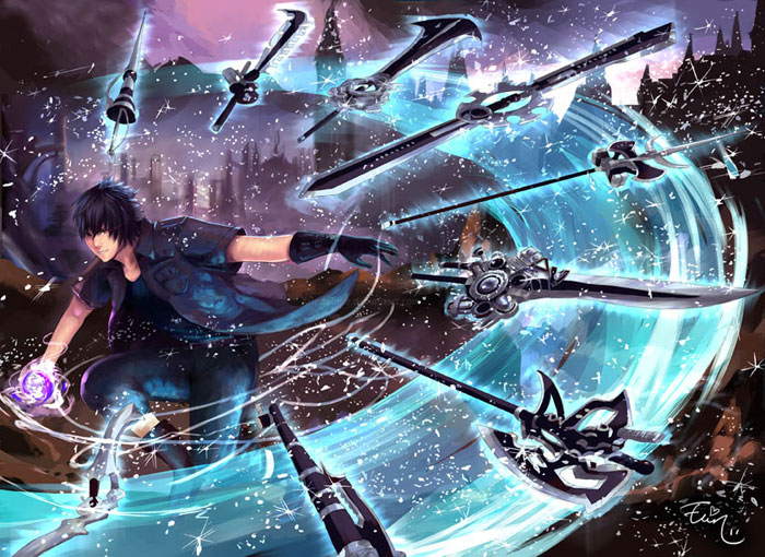 《最终幻想》游戏角色同人画赏析(12)