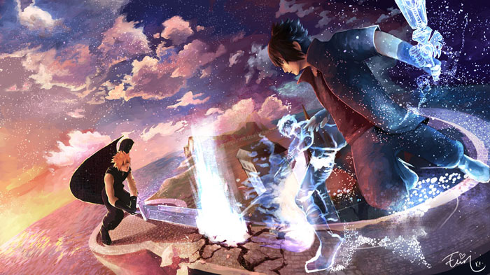 《最终幻想》游戏角色同人画赏析(4)