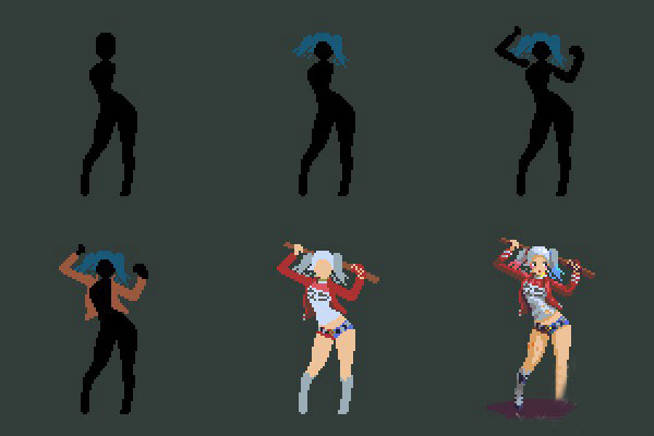 国外画师自制像素版《巫师3》图赏(10)