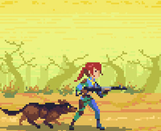 国外画师自制像素版《巫师3》图赏(6)