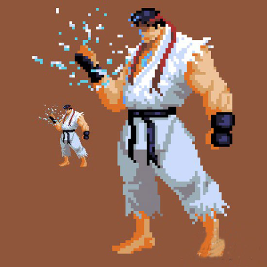 国外画师自制像素版《巫师3》图赏(2)