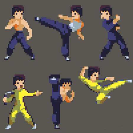 国外画师自制像素版《巫师3》图赏(9)