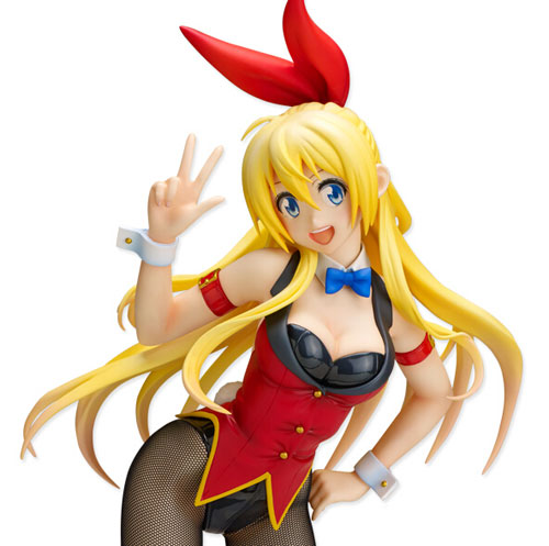 《伪恋》桐崎千棘黑丝兔女郎手办图赏(6)