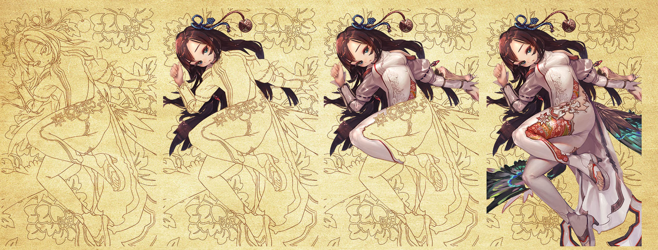 《战斗吧剑灵》角色原画手稿壁纸(5)