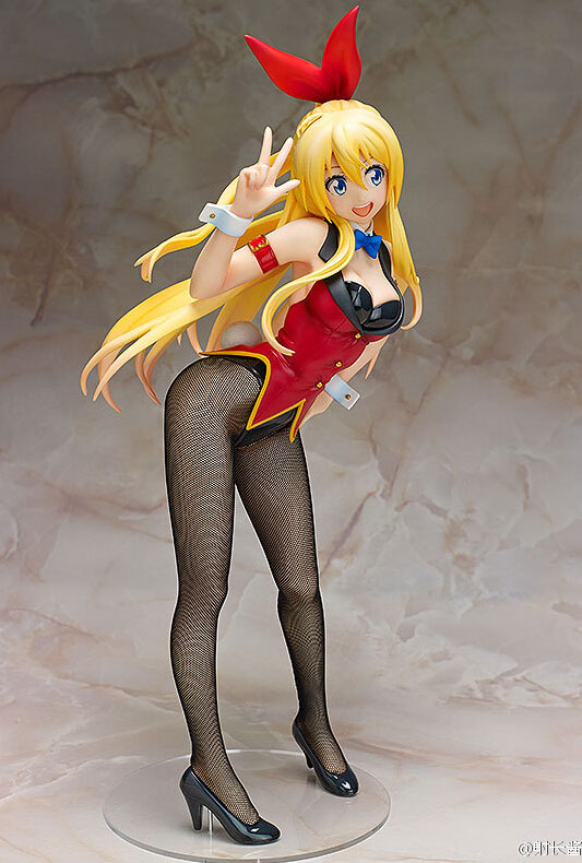 《伪恋》桐崎千棘黑丝兔女郎手办图赏(3)