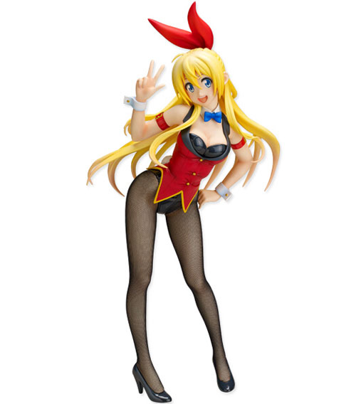 《伪恋》桐崎千棘黑丝兔女郎手办图赏(7)