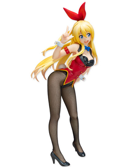 《伪恋》桐崎千棘黑丝兔女郎手办图赏(8)