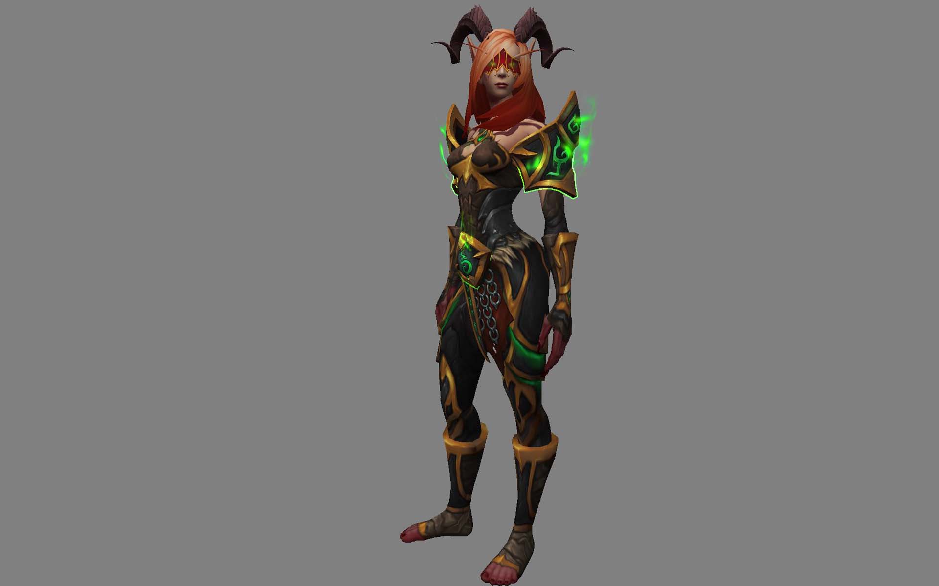 《魔兽世界：军团再临》新英雄职业设定图(10)