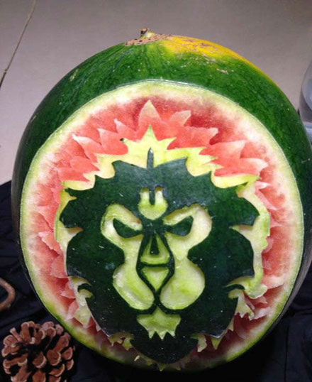 西瓜雕刻之魔兽世界主题图赏析(4)