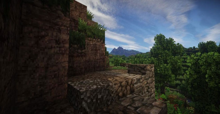 《我的世界》玩家打造指环王夏尔郡场景(18)