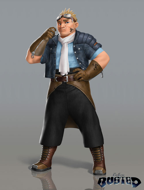 《最终幻想7》主角皮克斯风格绘画图(5)