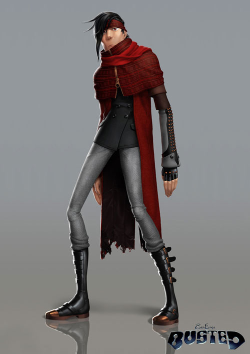 《最终幻想7》主角皮克斯风格绘画图(4)