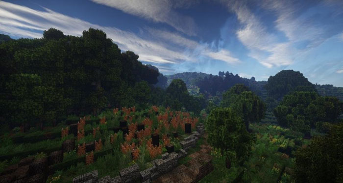 《我的世界》玩家打造指环王夏尔郡场景(16)