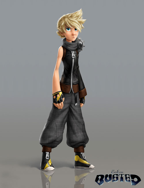 《最终幻想7》主角皮克斯风格绘画图(2)