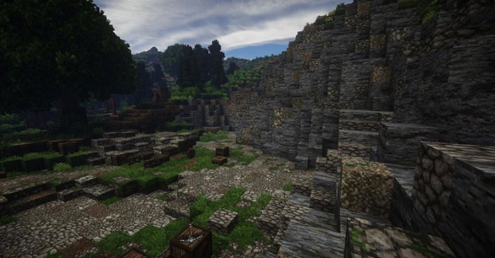 《我的世界》玩家打造指环王夏尔郡场景(23)