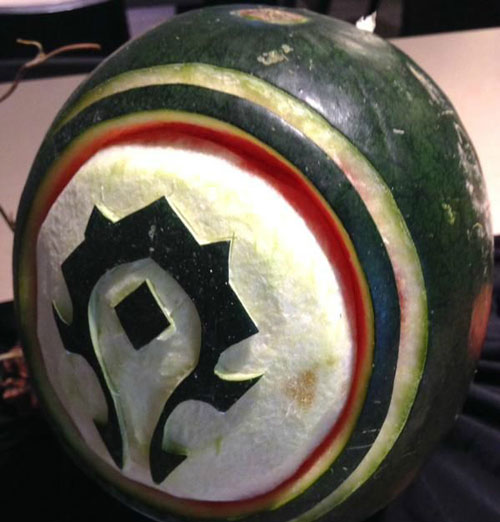 西瓜雕刻之魔兽世界主题图赏析(6)