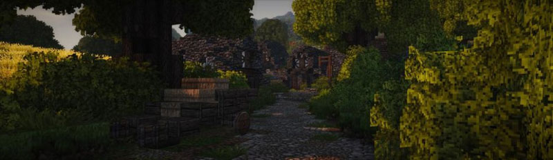 《我的世界》玩家打造指环王夏尔郡场景(20)