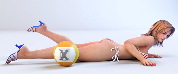 《死或生：沙滩排球3》CG同人图赏(10)