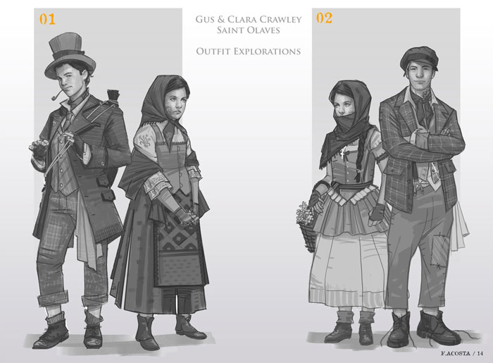 《刺客信条：枭雄》原画设计图赏(12)