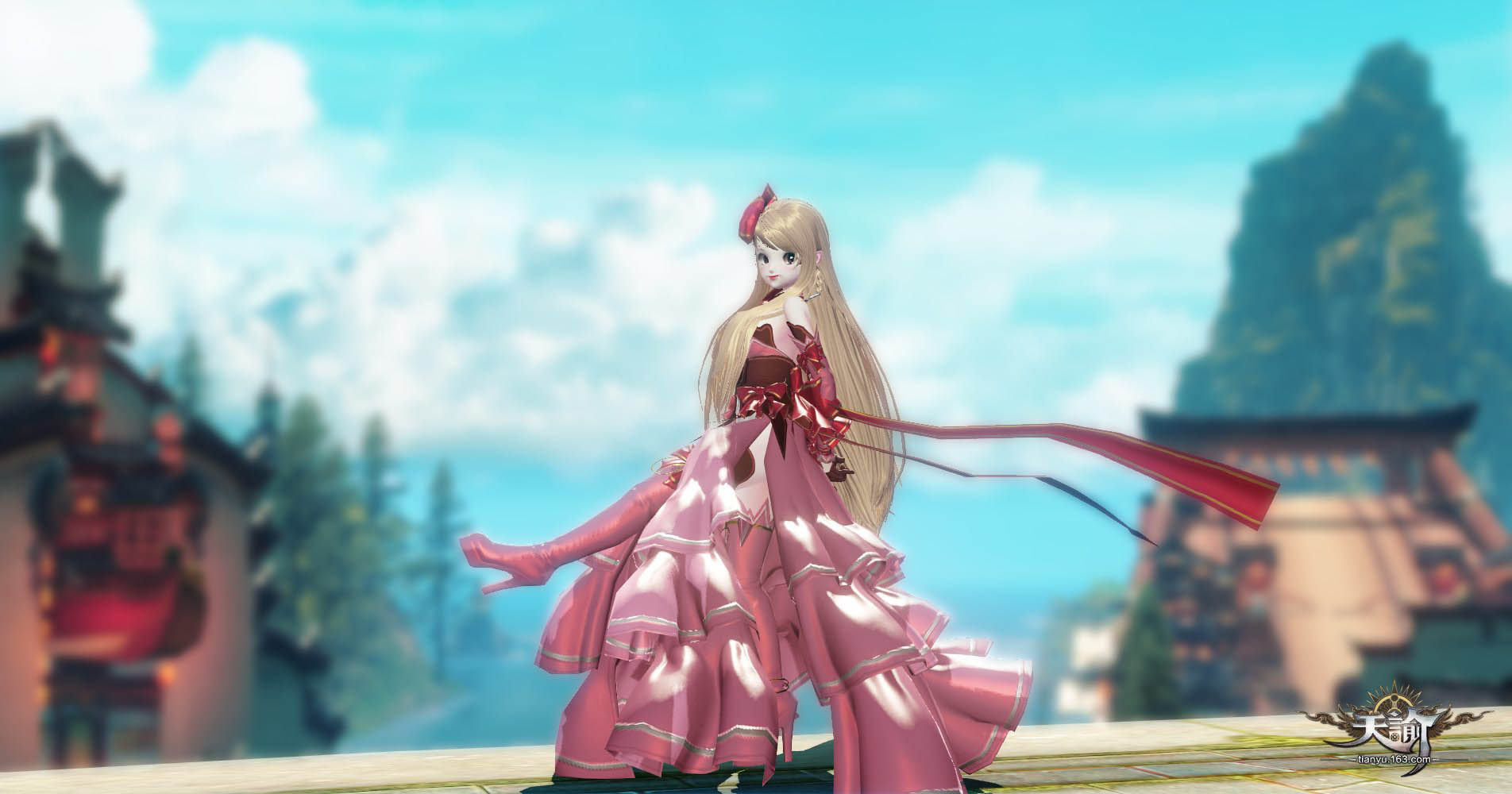 《天谕》学园祭主题时装官方壁纸(3)