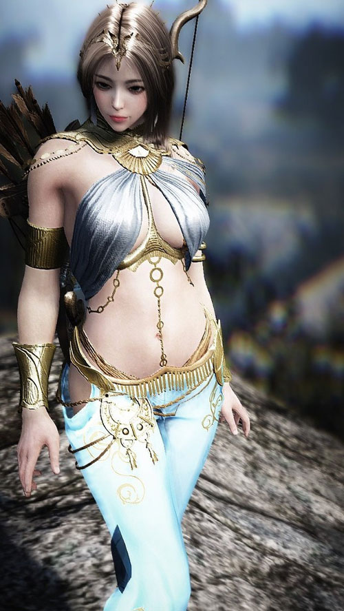 《黑色沙漠》御姐湿身诱惑图赏(12)