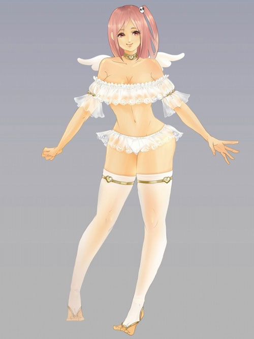 《死或生：沙滩排球3》初回特典全身像(4)