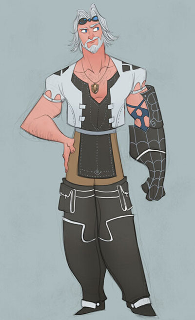 《最终幻想》迪士尼风人设图图赏(12)