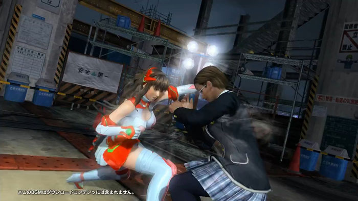 《死或生5》校园DLC萌妹格斗画面截图(5)