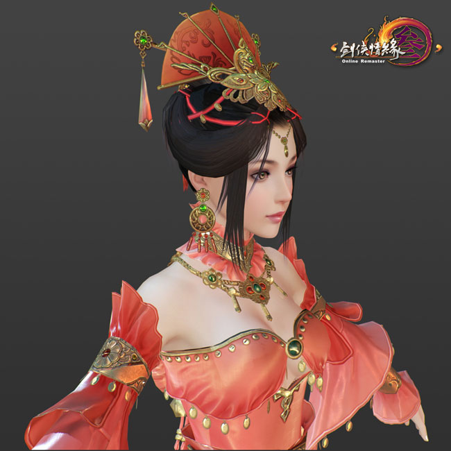 《剑网3》重制版模型首曝截图(2)