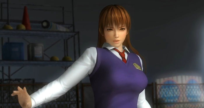 《死或生5》校园DLC萌妹格斗画面截图(7)