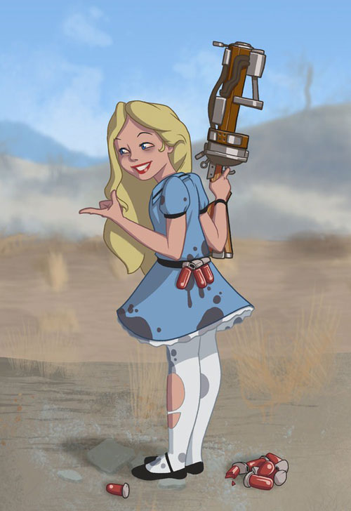 《辐射4》成人版迪士尼公主插画图赏(2)