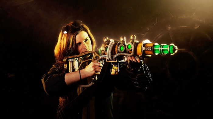 国外玩家自制《辐射4》镭射步枪(3)