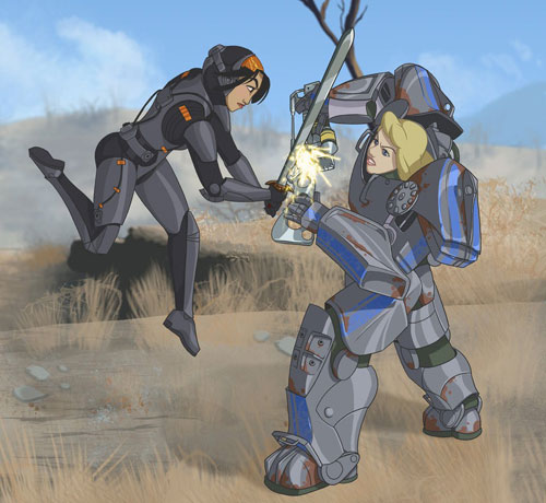 《辐射4》成人版迪士尼公主插画图赏(4)