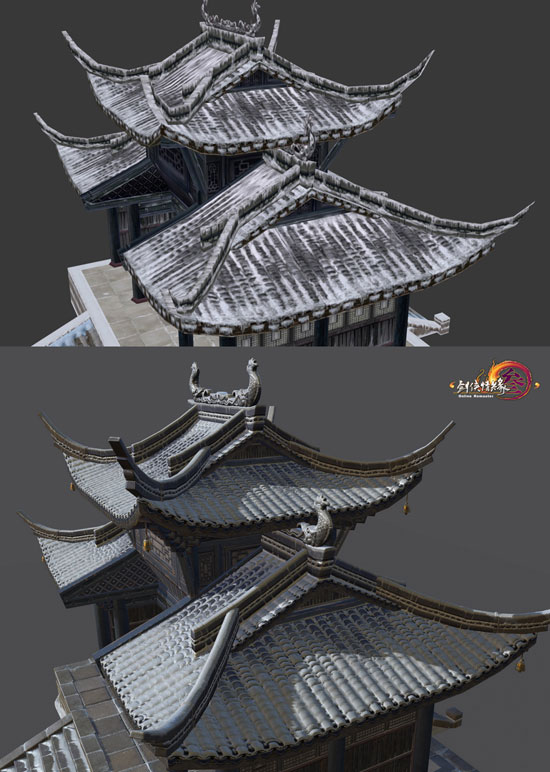 《剑网3》重制版模型首曝截图(10)