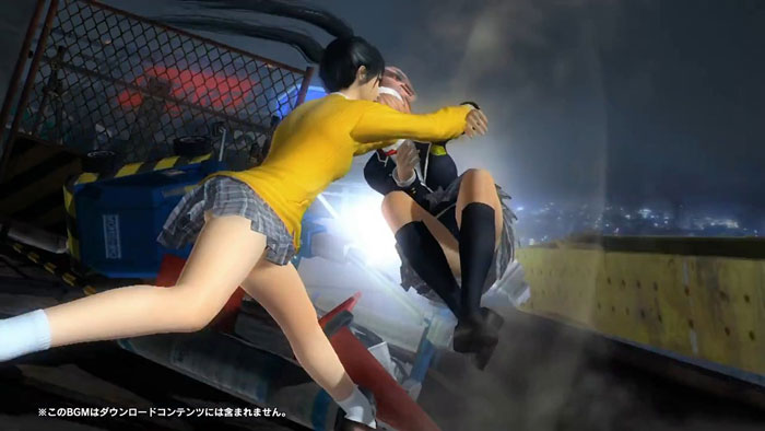 《死或生5》校园DLC萌妹格斗画面截图(2)