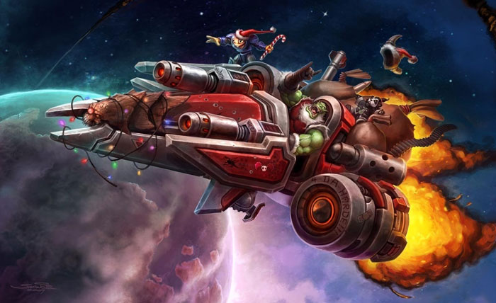 暴雪公布2015年圣诞节贺卡图赏(7)