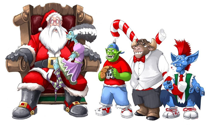 暴雪公布2015年圣诞节贺卡图赏(2)