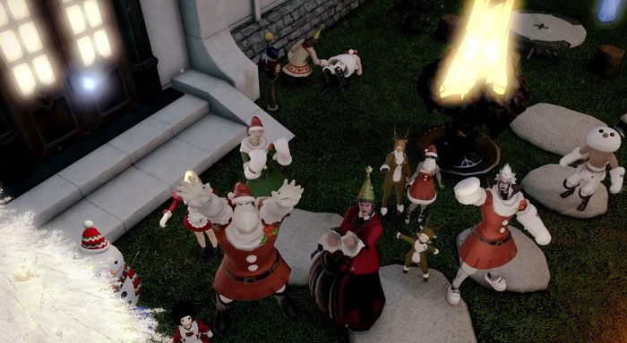 《最终幻想14》圣诞节主题截图(4)