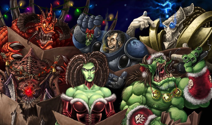 暴雪公布2015年圣诞节贺卡图赏(3)