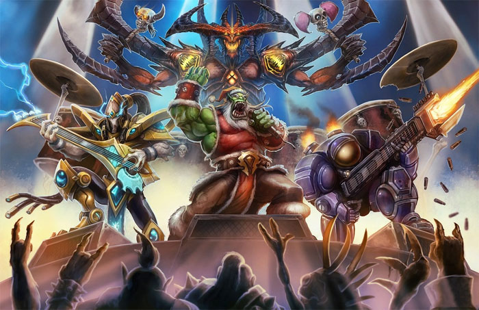 暴雪公布2015年圣诞节贺卡图赏(13)