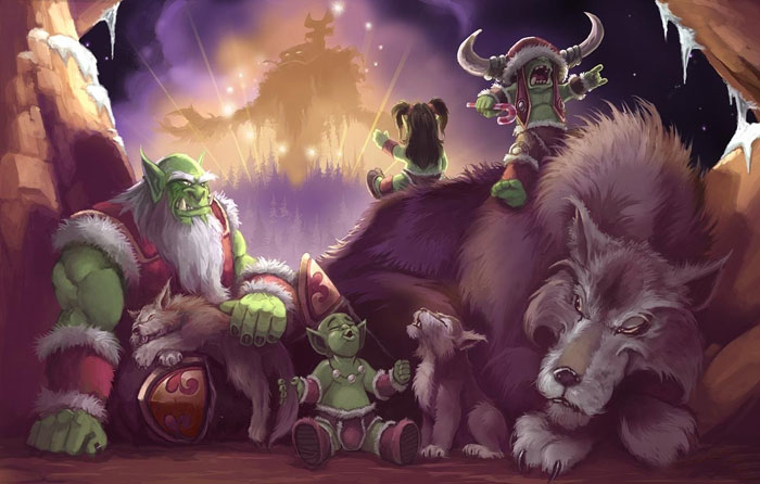 暴雪公布2015年圣诞节贺卡图赏(9)