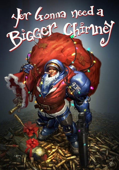 暴雪公布2015年圣诞节贺卡图赏(11)