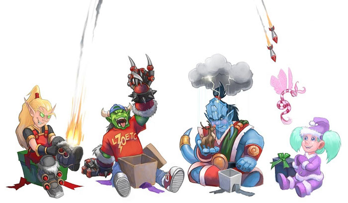 暴雪公布2015年圣诞节贺卡图赏(15)