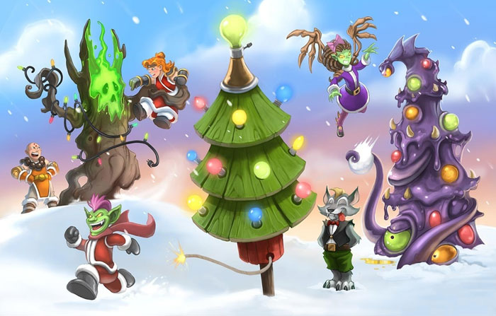 暴雪公布2015年圣诞节贺卡图赏(4)