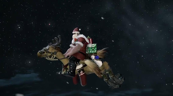 《最终幻想14》圣诞节主题截图(14)