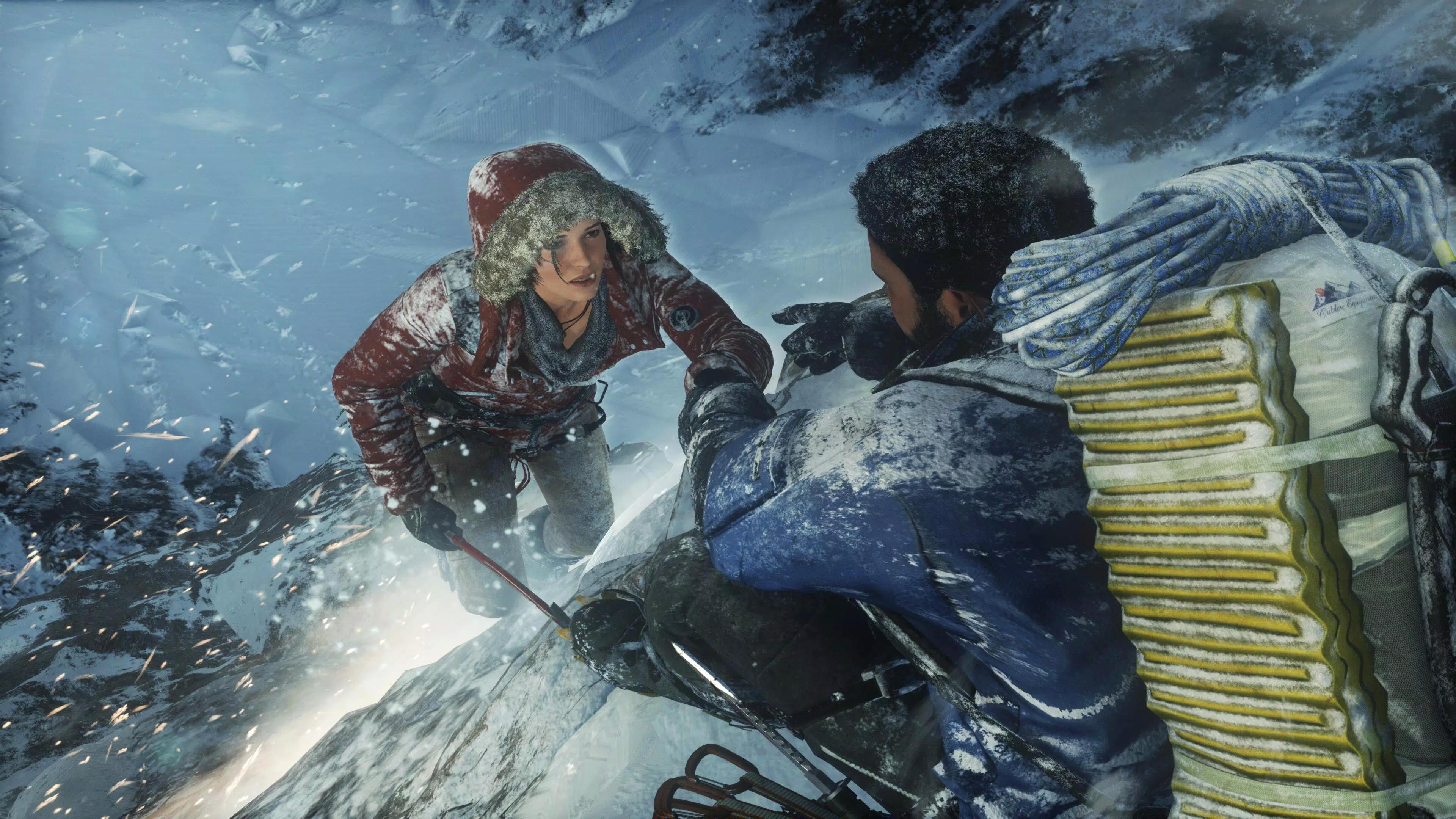 《古墓丽影：崛起》劳拉超清截图壁纸(10)