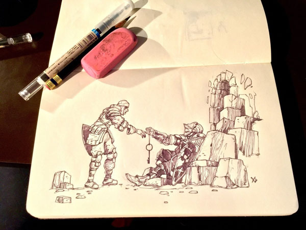 国外玩家自制《黑暗之魂》插画(22)