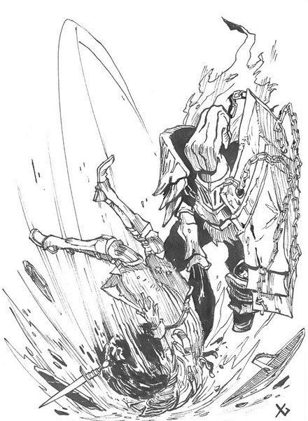 国外玩家自制《黑暗之魂》插画(19)