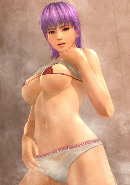 《死或生：沙滩排球3》浴室海报(4)