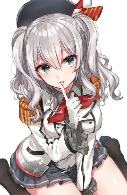 银发巨乳舰娘鹿岛福利图集(26)